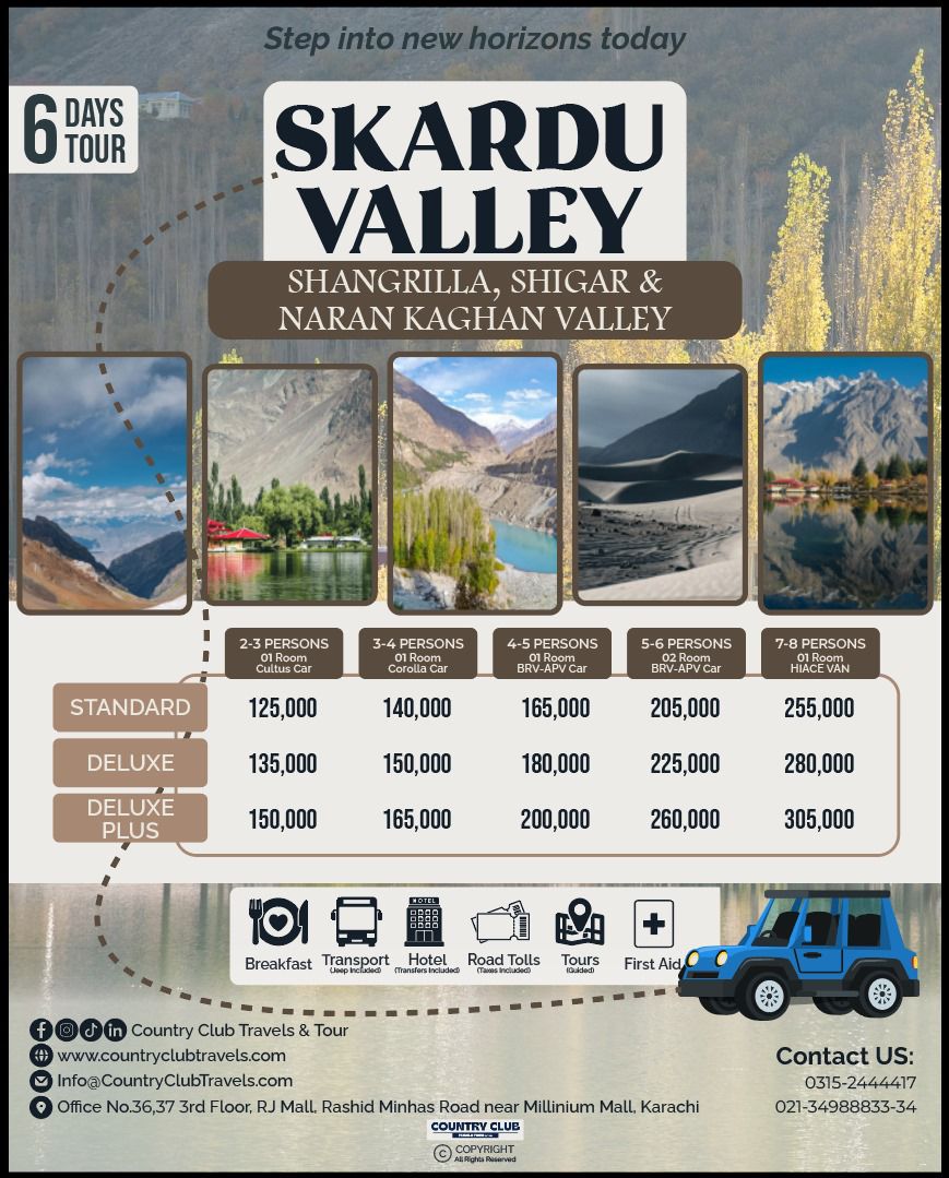 Skardu Tour 06 days
