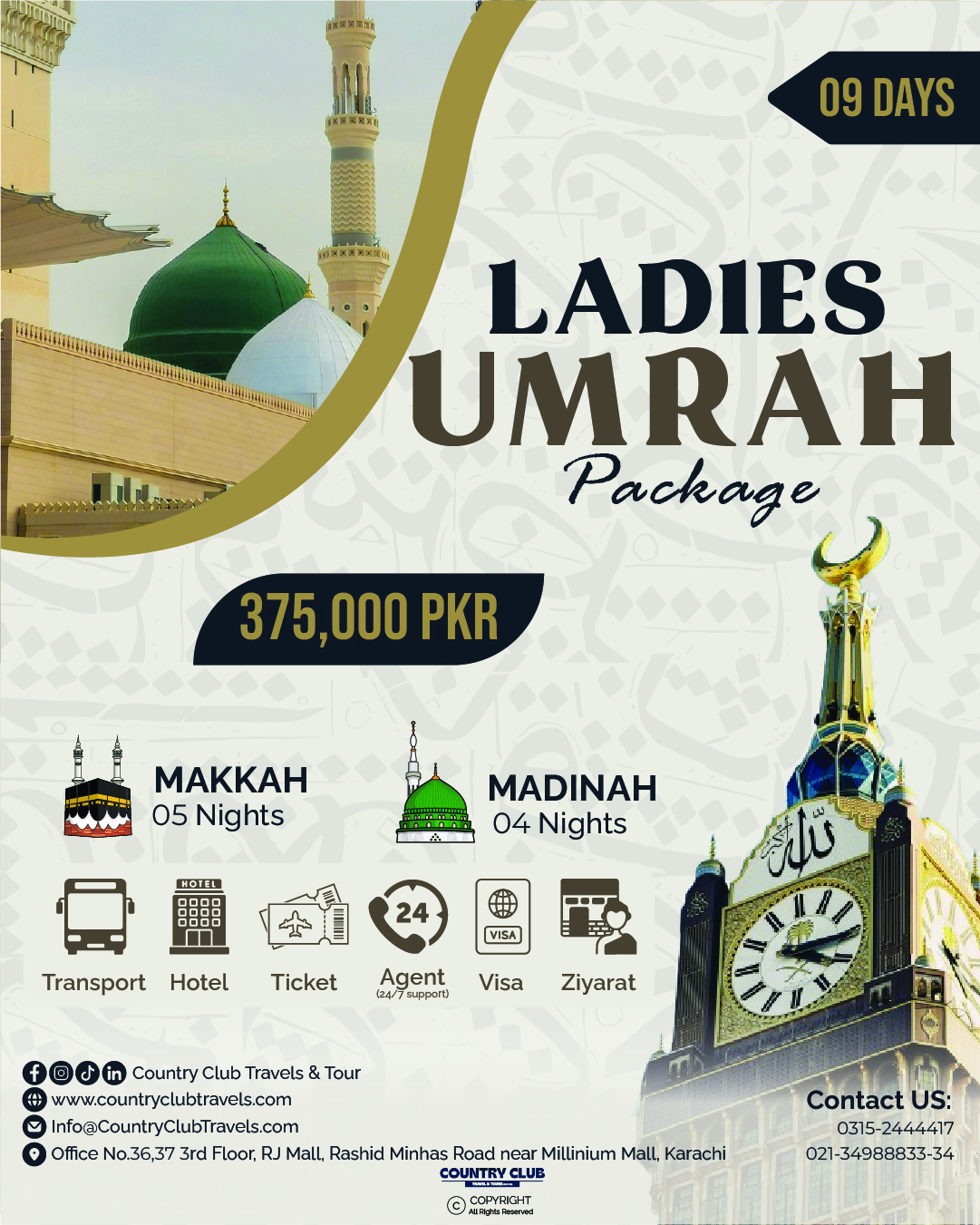 Umrah - Ladies Package